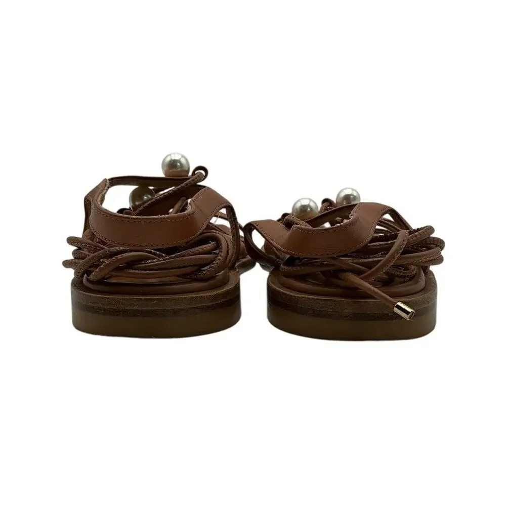 Stuart Weitzman brown leather